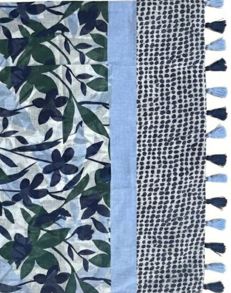 Load image into Gallery viewer, Corfu Womens Summer Scarf - Bluebell
