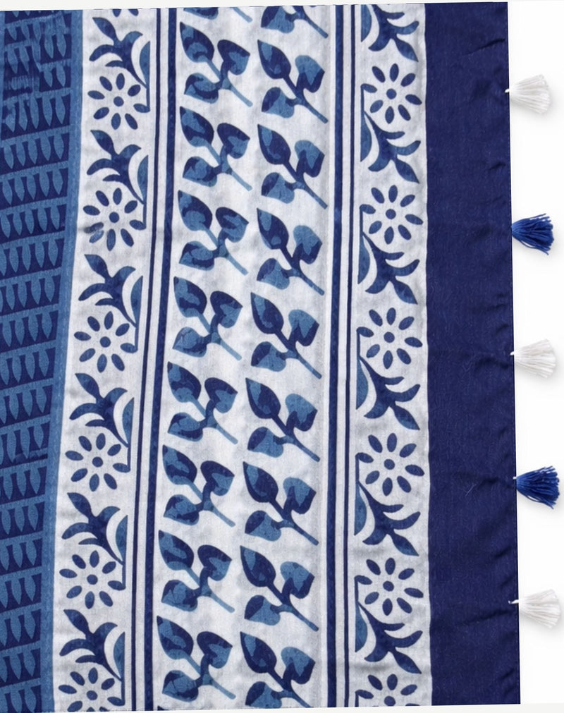 Load image into Gallery viewer, Corfu Womens Summer Scarf - Navy Nexus
