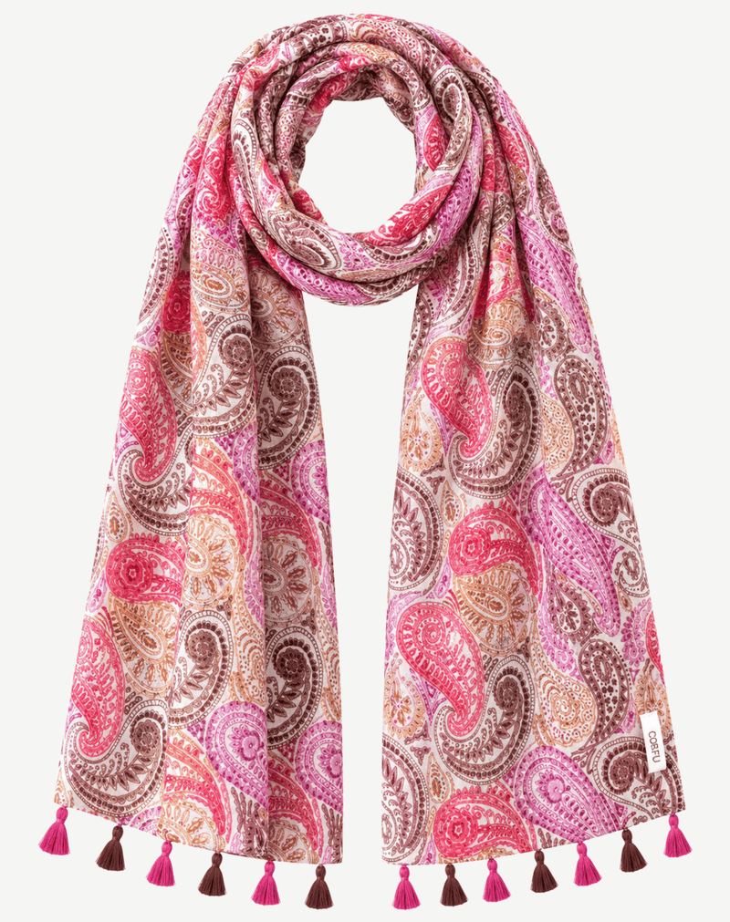 Load image into Gallery viewer, Corfu Womens Summer Scarf - Perfect Paisley
