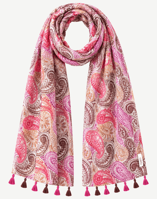 Corfu Womens Summer Scarf - Perfect Paisley