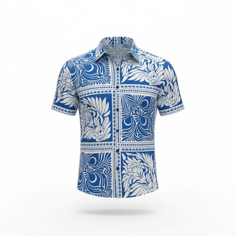 Load image into Gallery viewer, Boston Mens Bulla Short Sleeve Print Shirt
