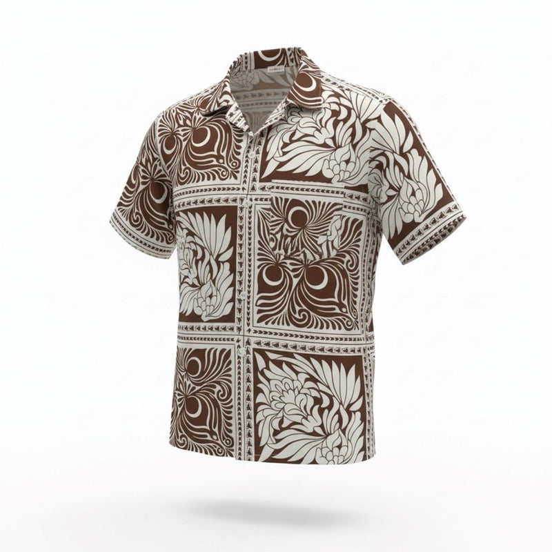 Load image into Gallery viewer, Boston Mens Bulla Short Sleeve Print Shirt
