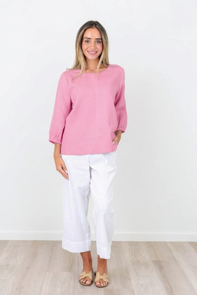 Load image into Gallery viewer, Maglia Womens Lux Annie 3/4 Top
