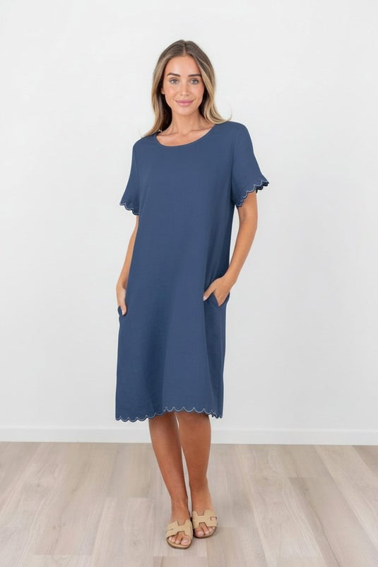 Maglia Womens Lux Amalfi Trim Dress