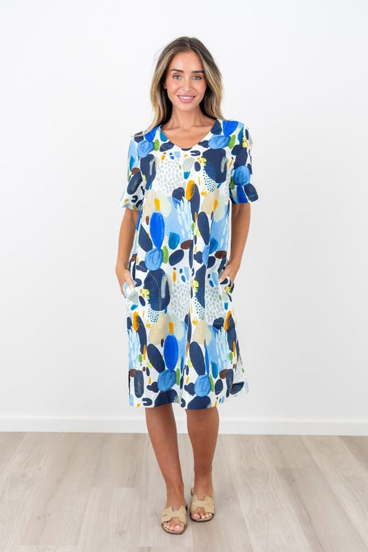Maglia Womens Indi Abstract Dress