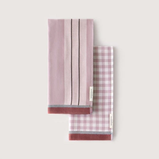 Sheridan Este Tea Towel 2pk - Lilac Haze