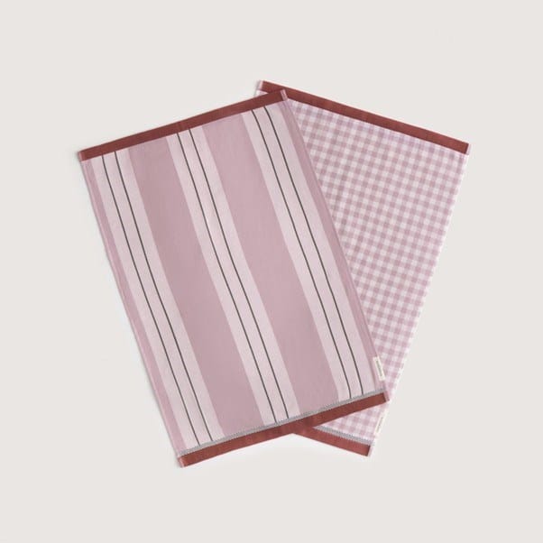Load image into Gallery viewer, Sheridan Este Tea Towel 2pk - Lilac Haze
