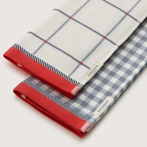 Load image into Gallery viewer, Sheridan Frama Tea Towel 2pk - Atlantic
