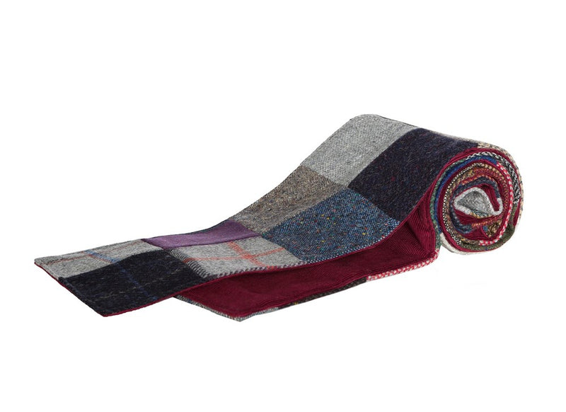 Load image into Gallery viewer, Hanna Hats Scarf Patchwork Tweed / Corduroy
