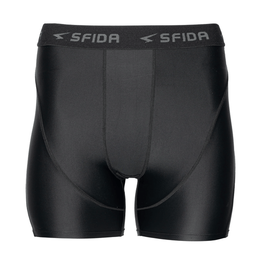 Sfida Mens Compression Mens Quarter Short - Black