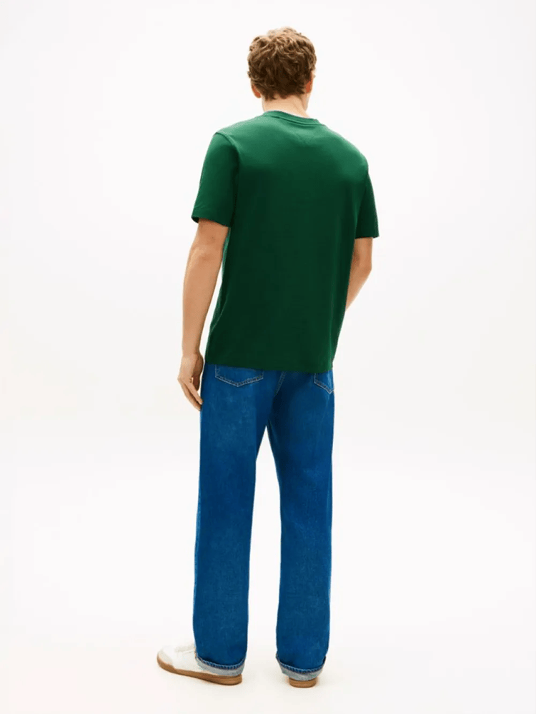 Load image into Gallery viewer, Tommy Hilfiger Mens Script Light Interlock Tee - Nocturnal Green
