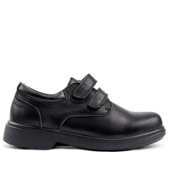 Load image into Gallery viewer, Sfida Kids Class Junior Velcro School Shoes - Black
