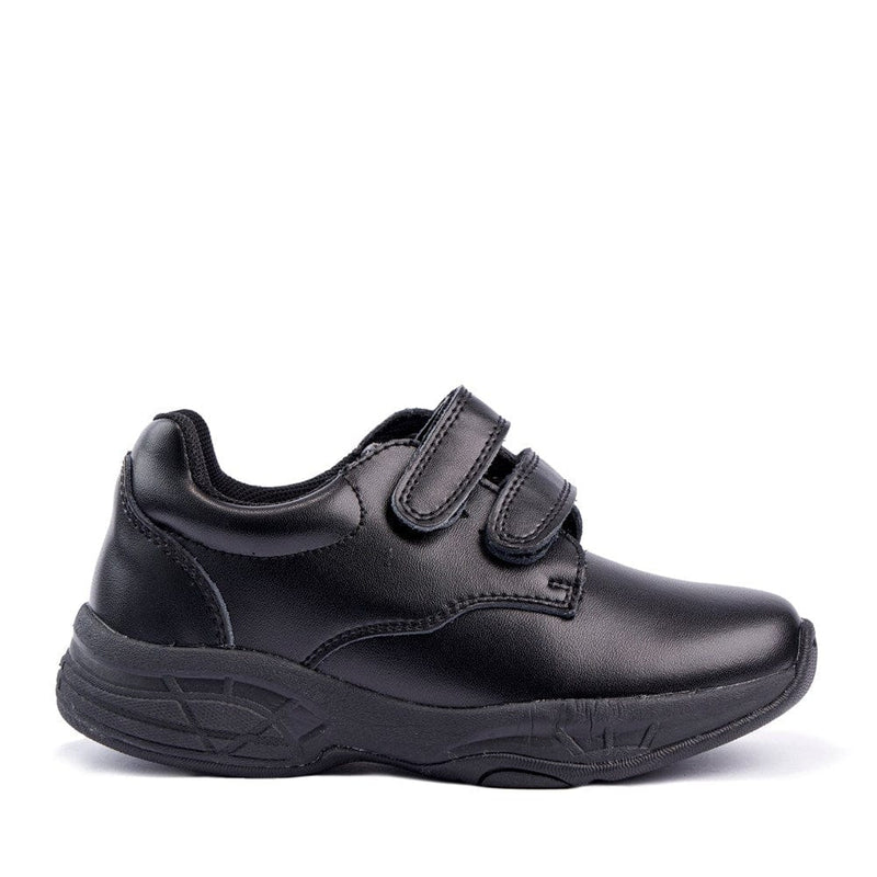 Load image into Gallery viewer, Sfida Kids Indie Junior Velcro School Shoe Black
