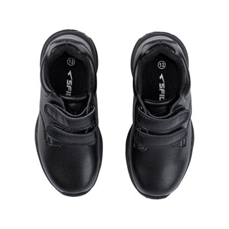 Load image into Gallery viewer, Sfida Kids Indie Junior Velcro School Shoe Black
