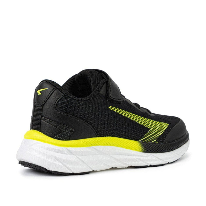 Load image into Gallery viewer, Sfida Boys Tempo Runner with Strap - Black/Lime
