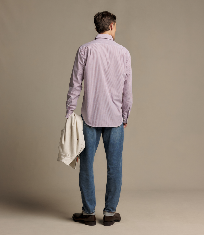 Load image into Gallery viewer, R.M. Williams Mens Sommers Poplin Stripe Shirt
