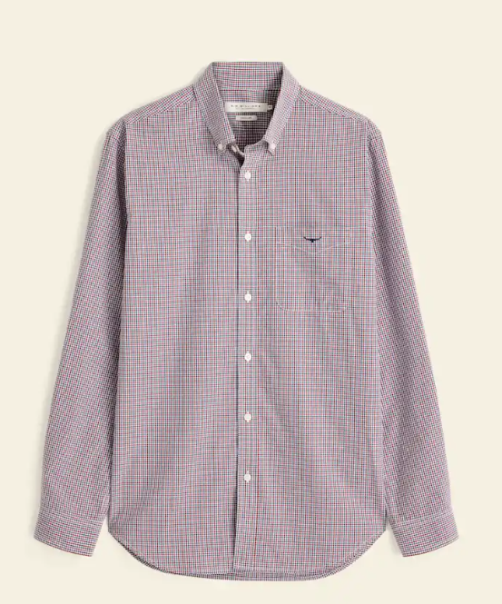 Load image into Gallery viewer, R.M. Williams Mens Whyalla Poplin Check Shirt
