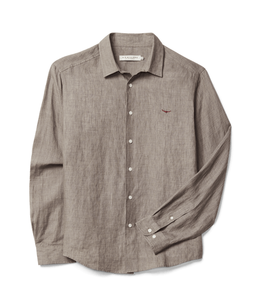 R.M. Williams Mens Newman Classic Linen Shirt