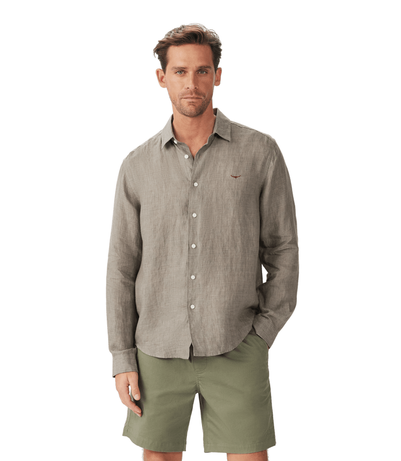 Load image into Gallery viewer, R.M. Williams Mens Newman Classic Linen Shirt
