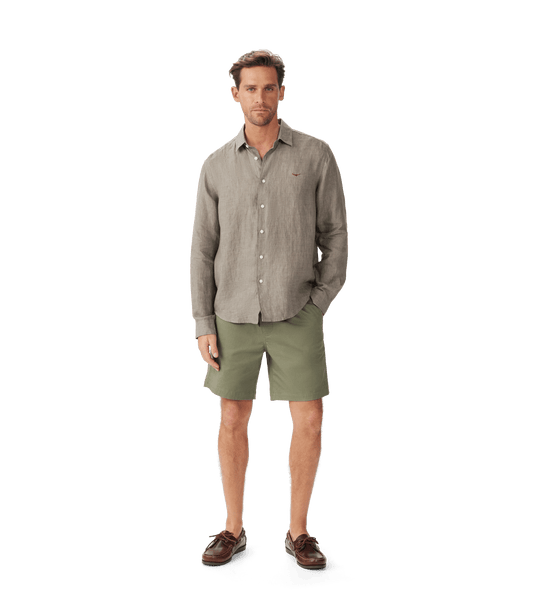R.M. Williams Mens Newman Classic Linen Shirt