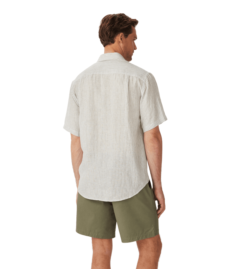 Load image into Gallery viewer, R.M. Williams Mens Charles Linen Short Sleeve Shirt
