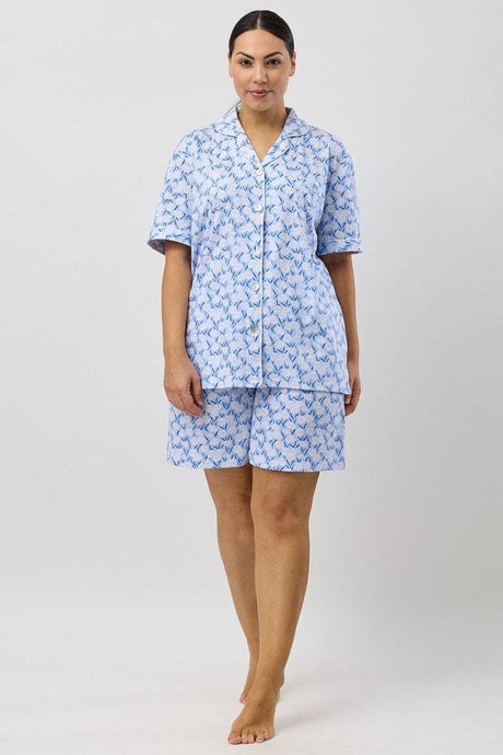 Schrank Womens Daisies Short Pyjama Set - Blue