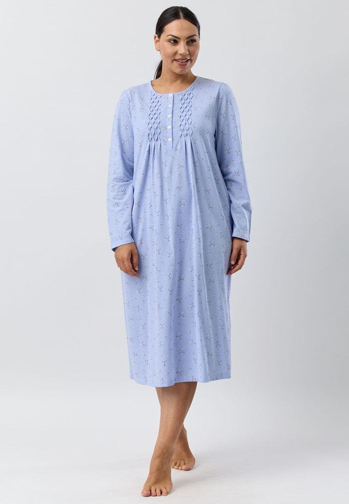 Load image into Gallery viewer, Schrank Womens Sweet Pea Nightie - Mid Length
