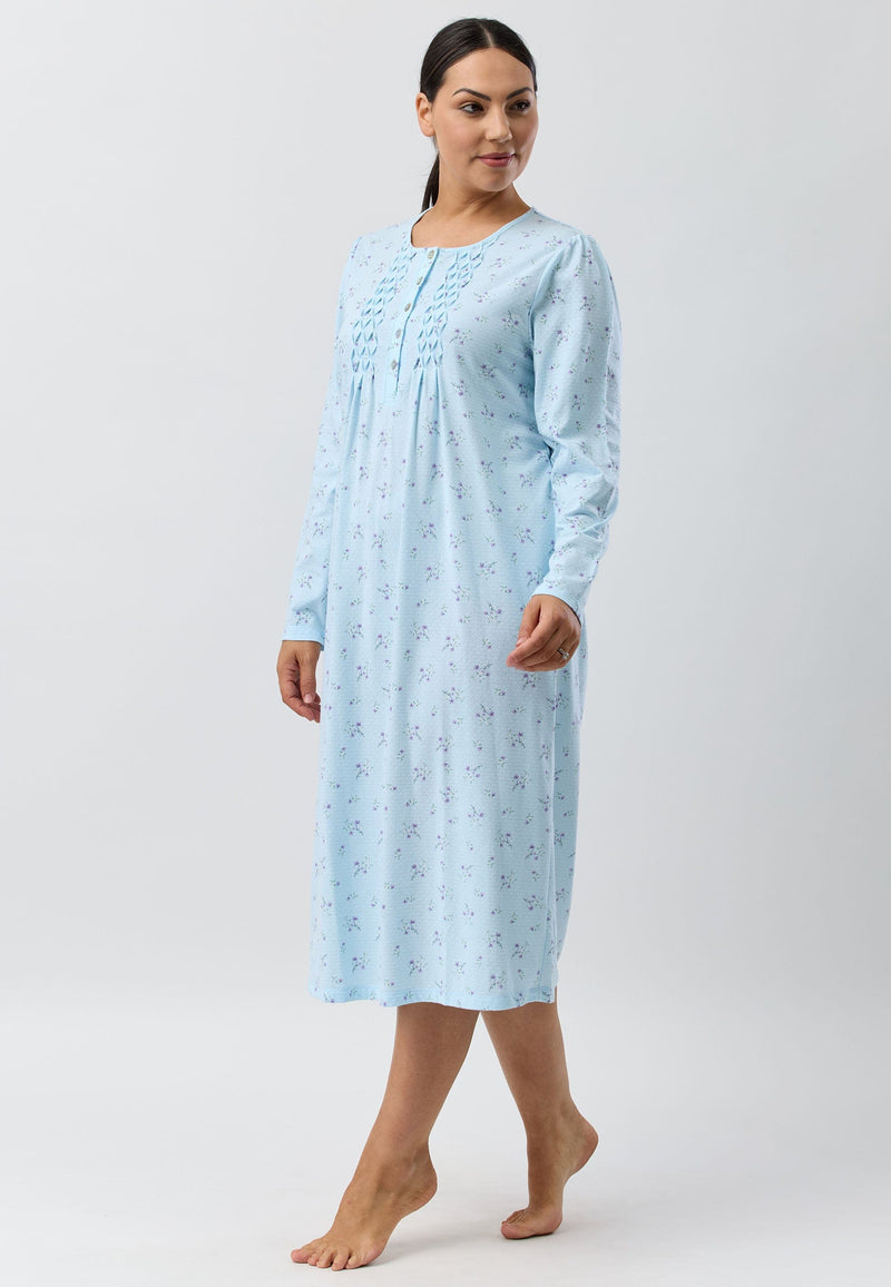 Load image into Gallery viewer, Schrank Womens Sweet Pea Nightie - Mid Length
