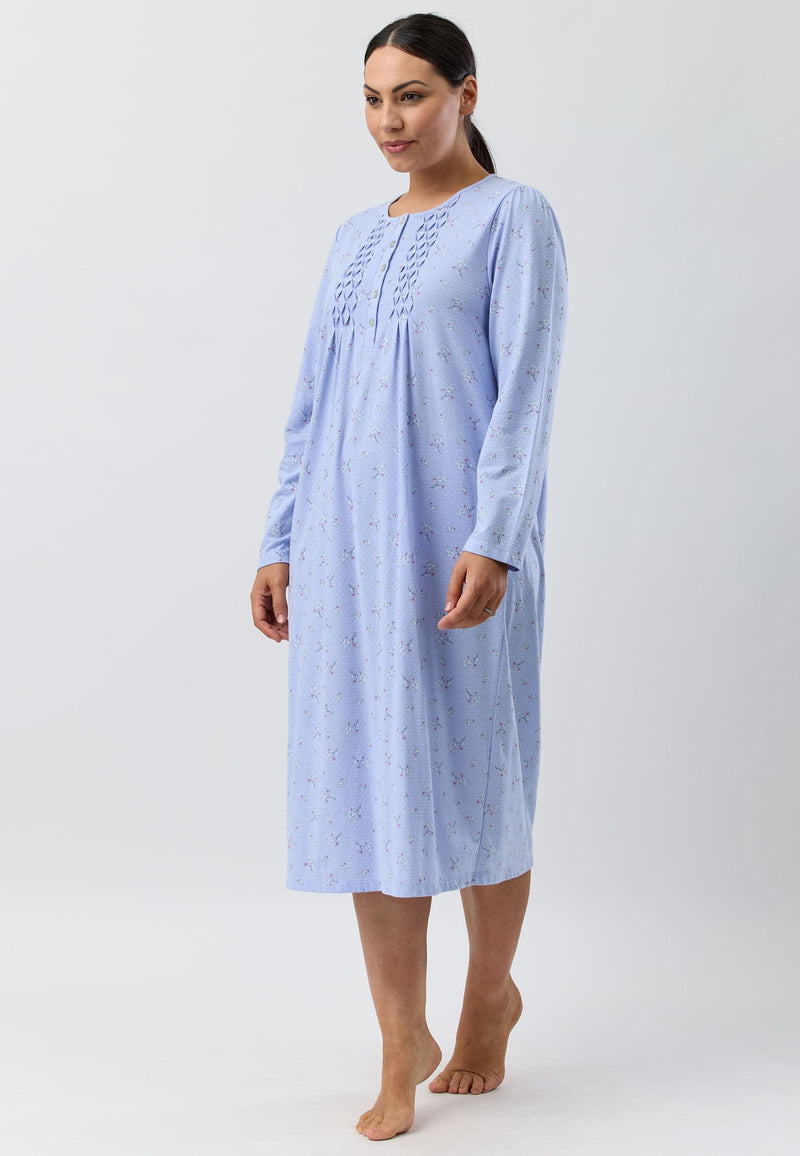 Load image into Gallery viewer, Schrank Womens Sweet Pea Nightie - Mid Length

