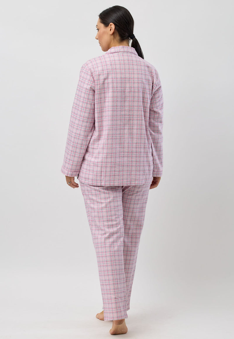 Load image into Gallery viewer, Schrank Womens Houndstooth Revere Pyjamas
