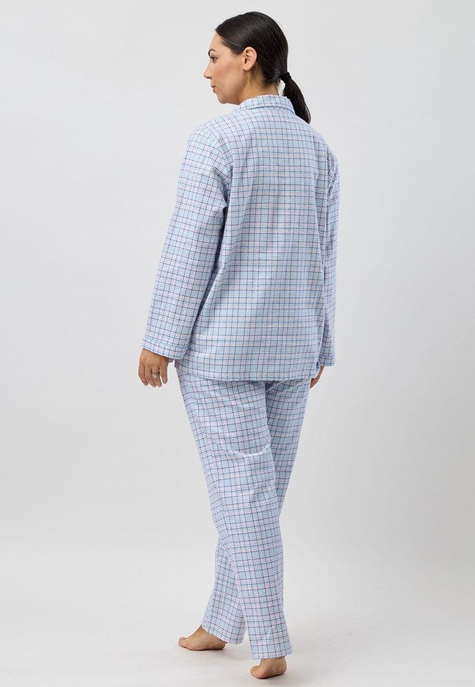 Load image into Gallery viewer, Schrank Womens Houndstooth Revere Pyjamas
