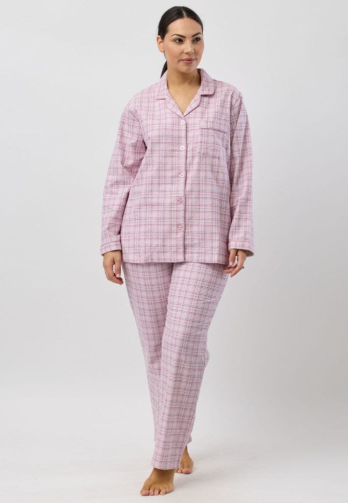 Load image into Gallery viewer, Schrank Womens Houndstooth Revere Pyjamas
