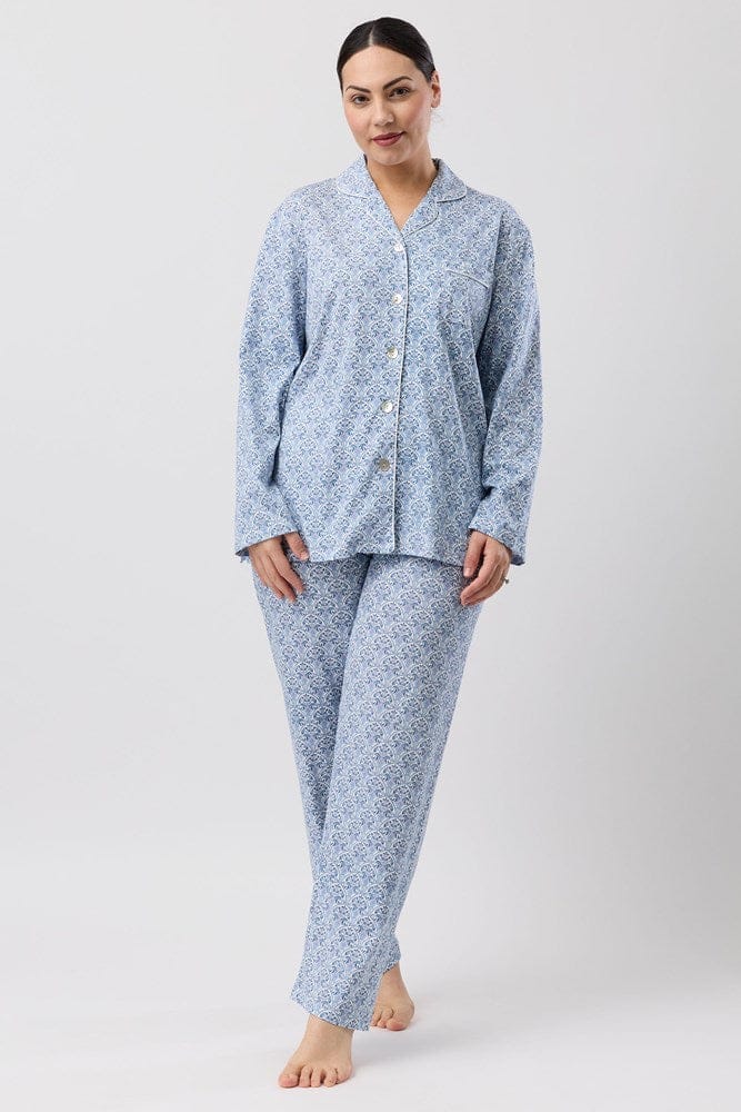 Load image into Gallery viewer, Schrank Womens Oriental PJ Set - Teal
