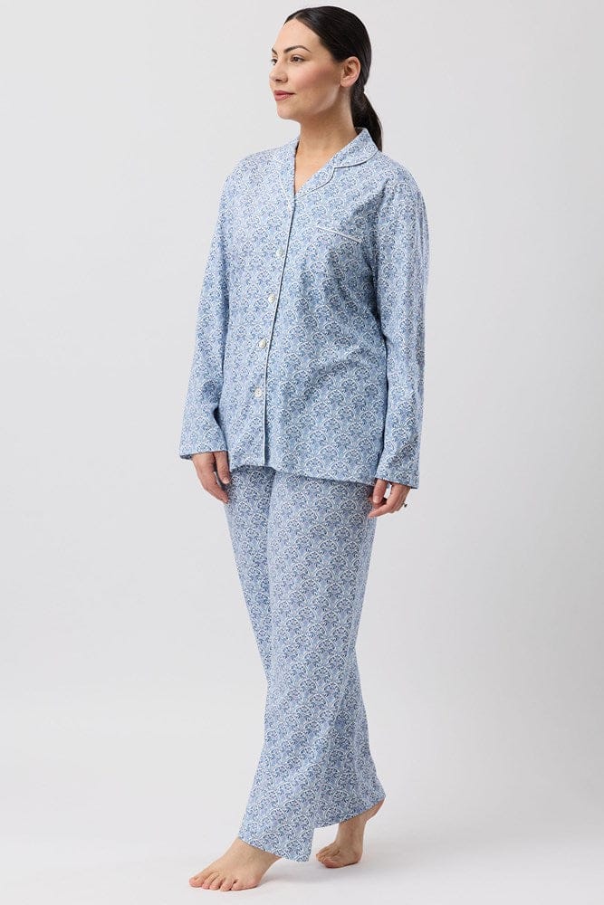 Load image into Gallery viewer, Schrank Womens Oriental PJ Set - Teal
