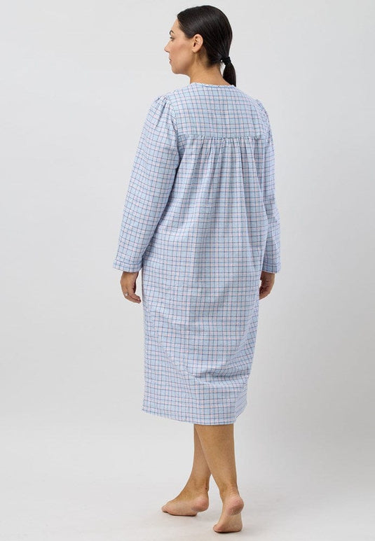 Schrank Womens Houndstooth Nightie - Mid Length