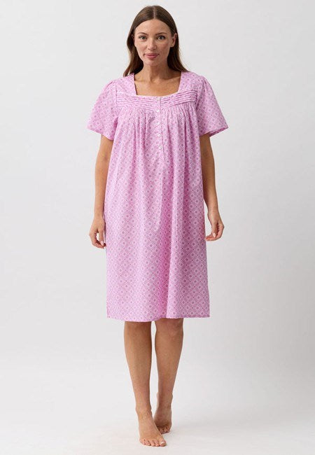 Load image into Gallery viewer, Schrank Womens Morocco Short Sleeve Nightie - Pink
