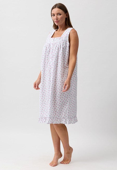 Load image into Gallery viewer, Schrank Womens Rosebud Sleeveless Nightie - Pink
