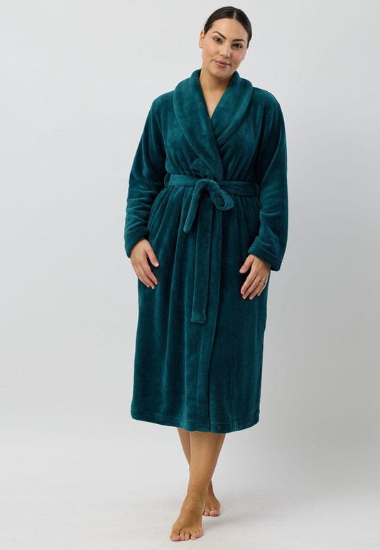 Schrank Womens Wrap Robe - Forest