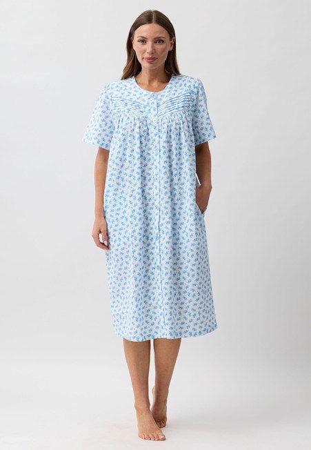 Load image into Gallery viewer, Schrank Womens Rosebud Brunch Coat - Blue
