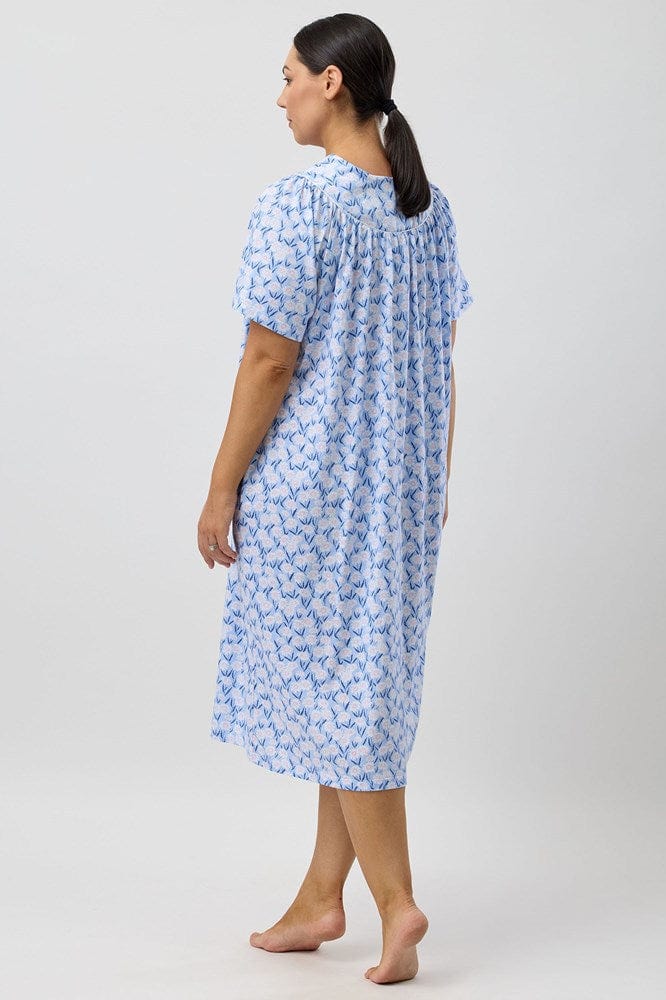 Load image into Gallery viewer, Schrank Womens Daisies Brunch Coat - Blue
