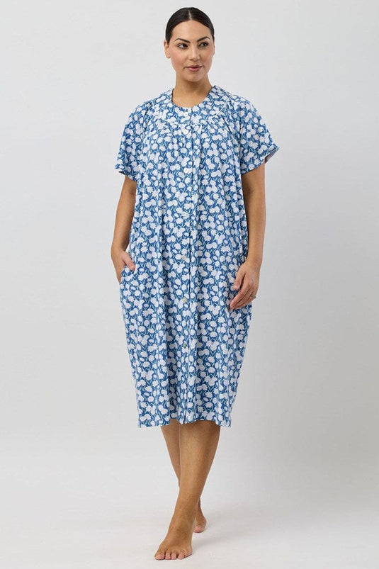 Schrank Womens Daisies Brunch Coat - Denim