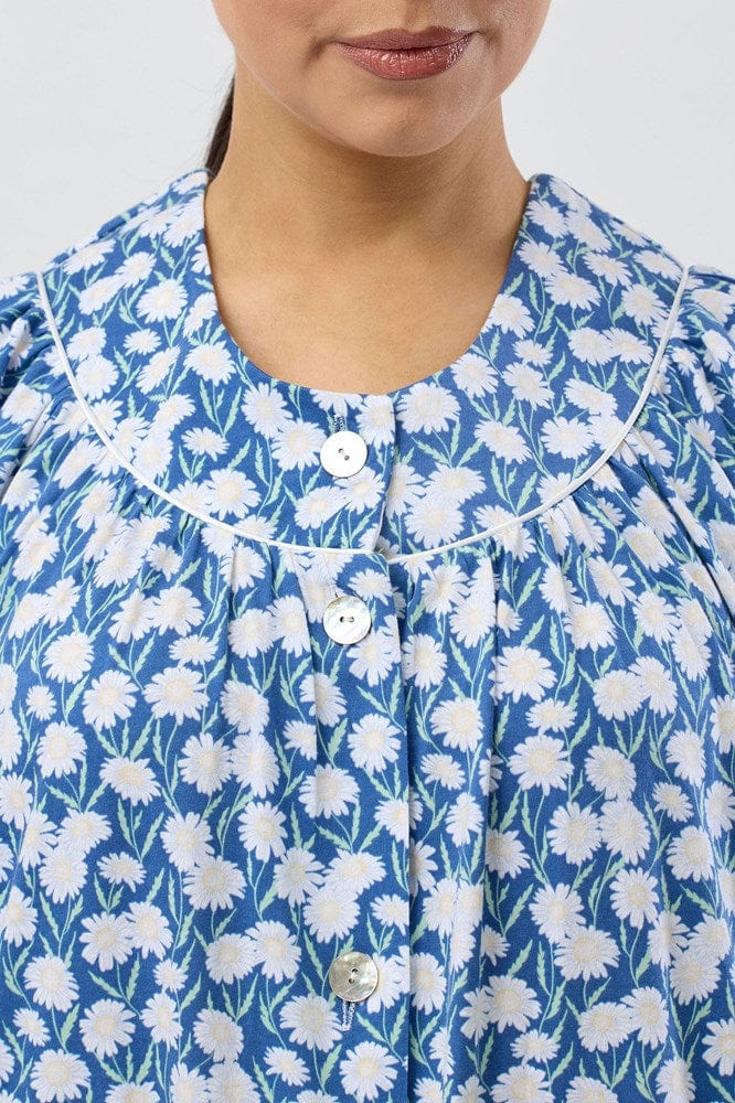 Load image into Gallery viewer, Schrank Womens Daisies Brunch Coat - Denim
