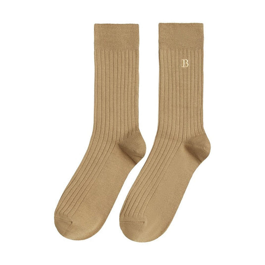 Buckle Mens Australian Cotton B Rib Crew Sock