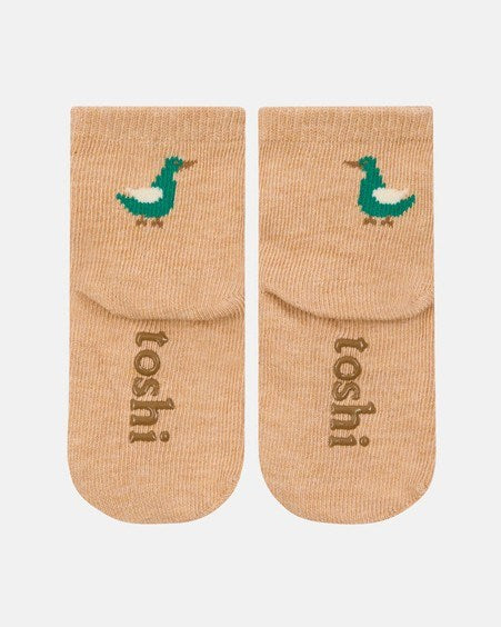 Toshi Baby Organic Socks Ankle Jacquard - Farm Buddies