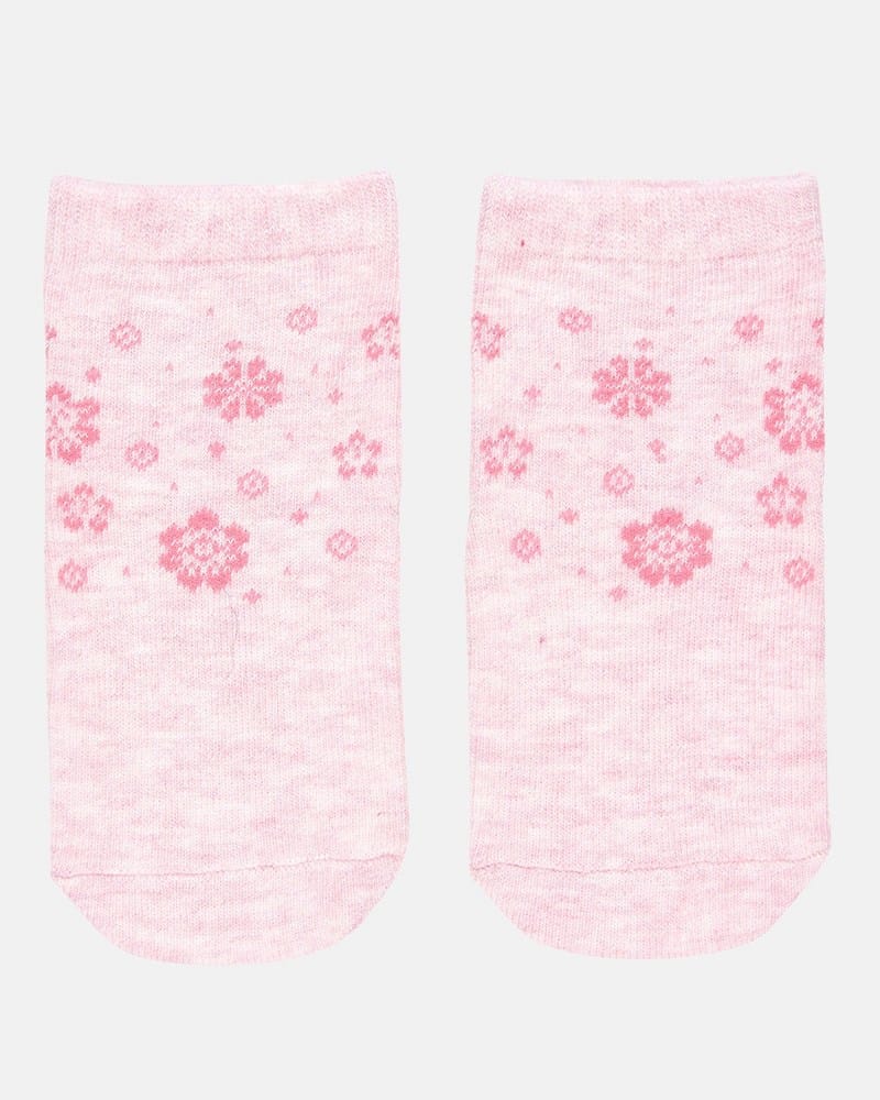 Load image into Gallery viewer, Toshi Baby Organic Socks Ankle Jacquard Fleur
