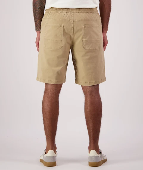 Swanndri Mens Clevedon Short - Light Stone