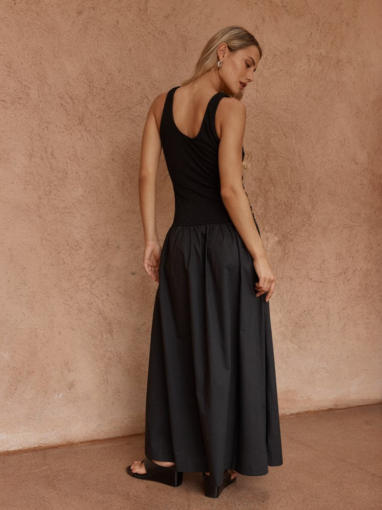 Load image into Gallery viewer, Sass Womens Harris Ruched Dress - Black

