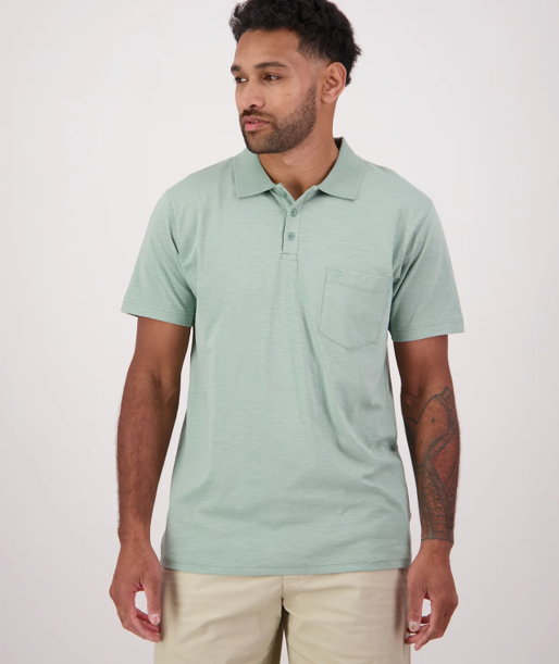 Swanndri Mens Hagley Polo - Seafoam