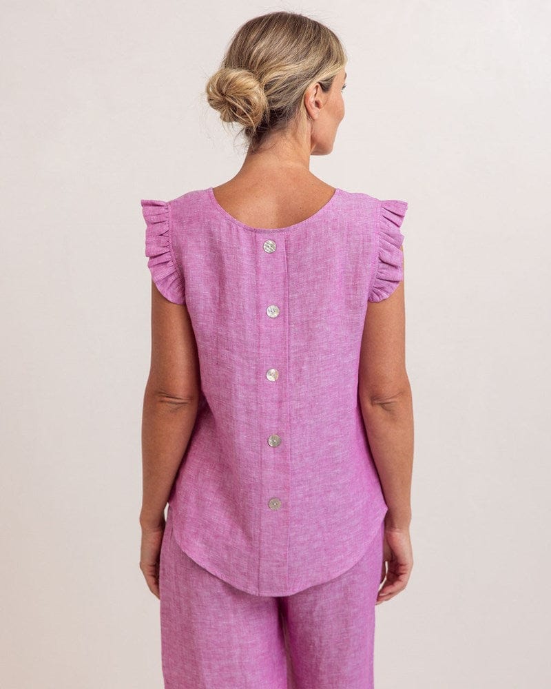 Load image into Gallery viewer, See Saw Womens Ruffle Sleeve Top
