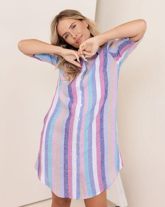 See Saw Womens Linen Shirtmarker